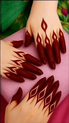 Finger mehndi design ❤️#mehndi#shorts#jaidmeel#trending#song#henna#ytshorts#art#viral#short