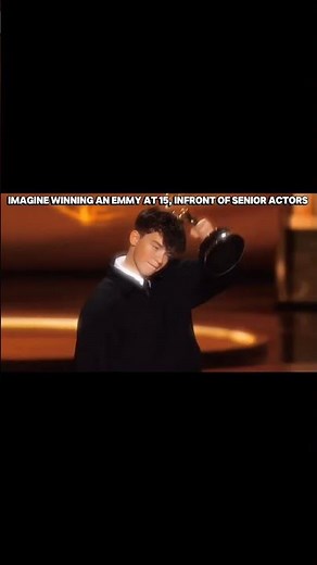 Imagine winning an Emmy at 15 , infront of senior actors#owencooper #shorts