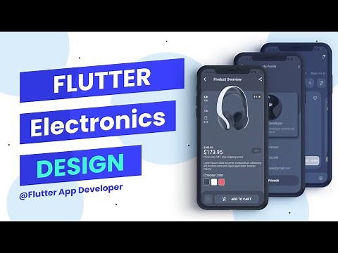 Flutter Electronics E-commerce Mobile App Design in Flutter