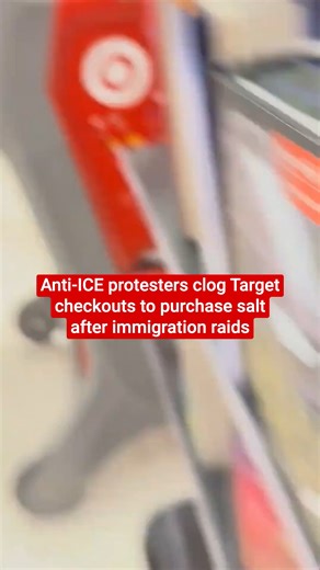 Demonstrators clogged the checkout lines at a Target store in Virginia, using a single symbolic purchase to protest the Trump administration’s immigration crackdown. The grassroots activist group ‘Indivisible Charlottesville’ organized the “shop-in” on Valentine’s Day at a store in the city. In a post on Facebook, Indivisible Charlottesville demanded that the retailer end its “collaboration” with federal immigration authorities. | The Independent