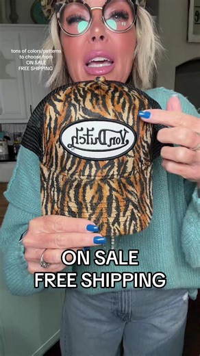 @Von Dutch Tiger Striped Trucker Hat - Top Selling Trucker Hat - Tons of colors/patterns to choose from. ON SALE & FREE SHIPPING #truckerhat #vondutch #tiktokshopblackfriday #tiktokshopcybermonday #tiktokshopcreatorpicks