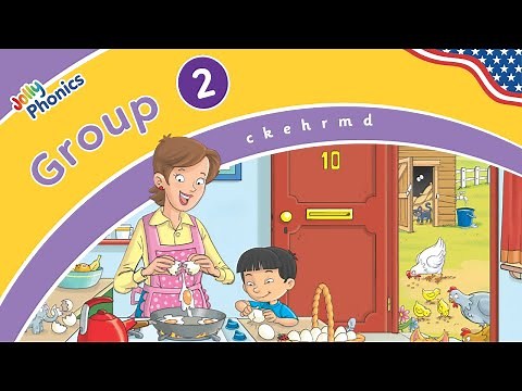 Jolly Phonics Songs Group 2 - Learn Letter Sounds ck, e, h, r, m, d for Kids - American English