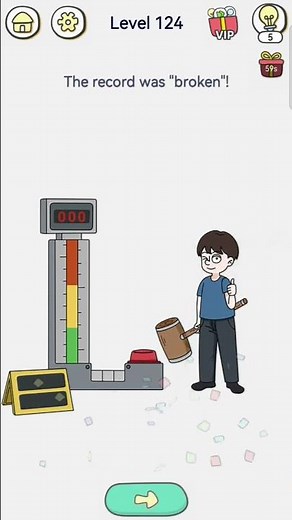 Brain Out Level 124 to 125 | Can you pass it | #shorts #youtubeshorts #gaming #gwjatin