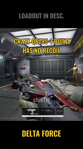 QBZ95-1 Build has NO RECOIL🫨#deltaforce #extractionshooter #funny #gameplay #mobile #ps5 #build