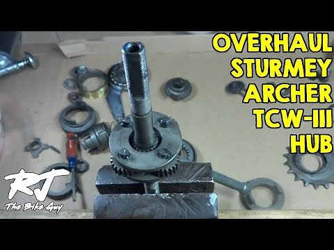 Overhaul Sturmey Archer TCW III 3 Speed Hub w/ Coaster Brake