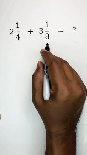 Mixed fraction addition