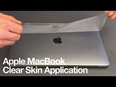 How to apply a MacBook Air Pro M4 M3 M2 Clear Series Skin Transparent Wrap Invisible - ULTRA Skins