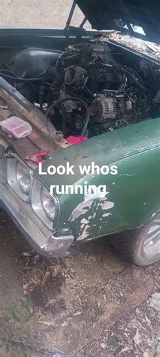 70. Cutlass running #mechanical #automobile