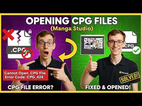 Opening CPG Files (Manga Studio)