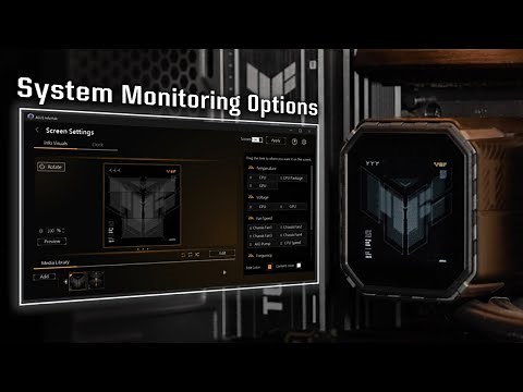 TUF Gaming LC III ARGB LCD Series ASUS InfoHub Control Guide