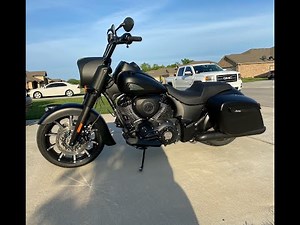 2020 Indian Springfield Dark Horse Thunder Stroke 116 Review - Tab Slip-on exhaust