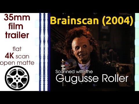 Brainscan (1994) 35mm film trailer, flat open matte, 4K *CROPPED