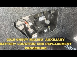 2015 Chevy malibu auxiliary battery replacement w/ P305F