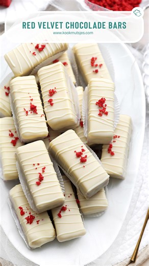 Red Velvet Chocolade Bars Zacht Recept