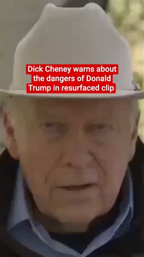 Dick Cheney warned about the dangers of Donald Trump in a clip that has resurfaced following the former VP's passing. Cheney, who served as vice-president under President George W. Bush, passed away on November 3. He was 84 years old. | The Independent