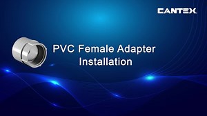 Cantex .5 in. PVC Female Adapter Conduit Fitting for Cantex PVC Conduits R5140043