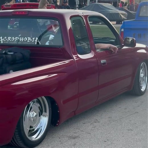 Clean Toyota Pickup Cruising Through Lonestar Throwdown #sickminitrucks | SICK Mini Trucks