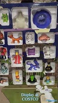 The Simpsons Treehouse of Horror Countdown Calendar display at Costco