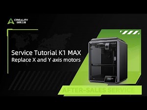 Service Tutorial K1 MAX Replace X and Y axis motors