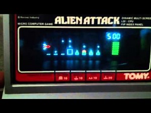 Tomy Alien Attack Vintage Electronic Gameplay VFD