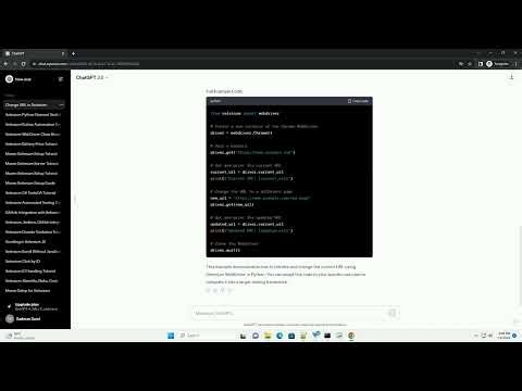 how to change current url in selenium