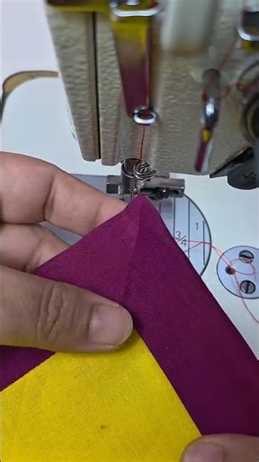 Easy Corner Sewing Tips for beginners ✅️ #shorts #shortsfeed #trending