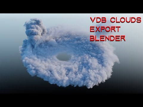 How to Create and EXPORT VDB Clouds in Blender