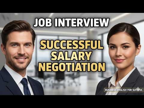 Job Interview Salary Negotiation | The Professional Way to Negotiate Your Salary | Business English