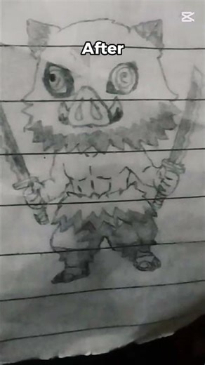 inosuke anime drawing edits #art #drawing #sketch #artwork #popular