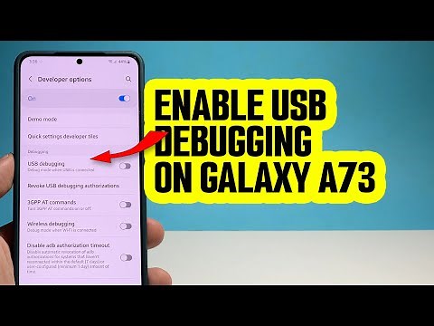 How To Enable USB Debugging On Samsung Galaxy A73 5G
