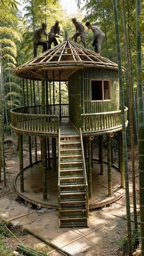 Building a Bamboo House From Scratch 🌿