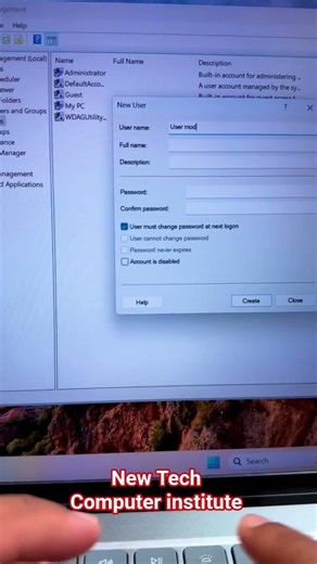 How to create Password windows 11pro #windows11 #usa #reelviral #trending
