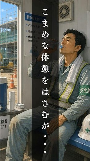【熱中症災害事例③】こまめに休憩していたのに・・・