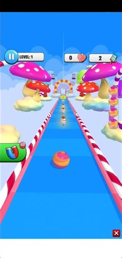 Candy Ball Run #1 Gameplay #mobile #shorts #games 🍬
