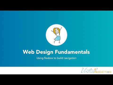 Creating a simple navigation section using flexbox