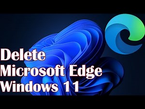 Delete Microsoft Edge Windows 11