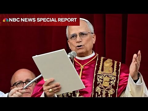 Watch Pope Leo XIV's full address from St. Peter's Basilica balcony