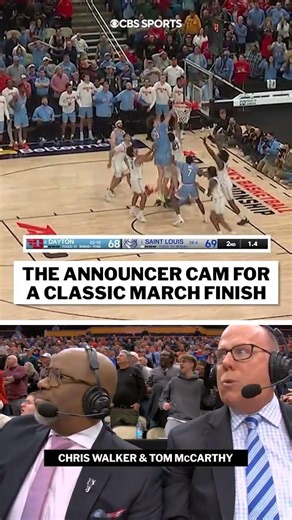 Tom & C-Walk could not believe the Madness. This is MARCH! #cbb #collegebasketball #marchmadness