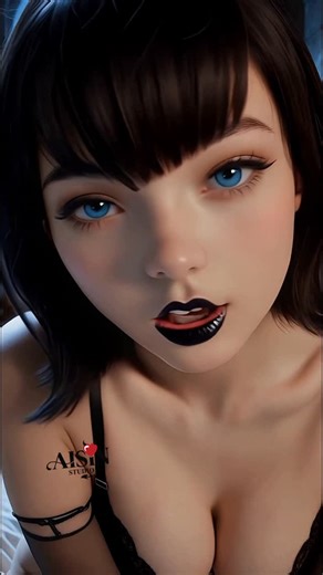 Aisin Studio on Instagram: "Mavis 🦇 whispering a secret 💋🌙 #Mavis #HotelTransylvania #AIAnimation #FYP #AisinStudio"