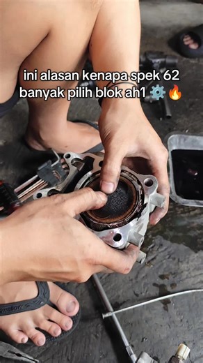 blok ah1 bukan soal gede doang, tapi aliran adem & tenaga lebih stabil 🔥 harian enak, gas halus, atasnya tetap hidup ⚙️ #blokah1 #spek62 #racingharian #vario #fypmotor