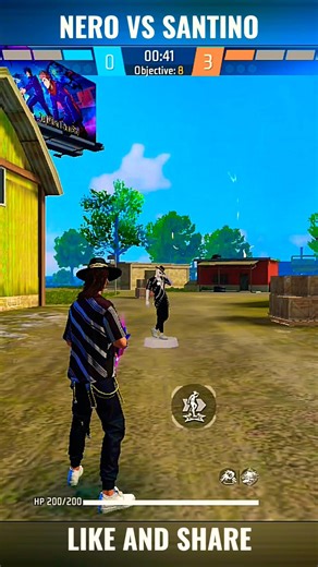 New character Nero vs Santino || #shorts #ffmax #ff #new #character #nero #vs #santino #ob51 #part3