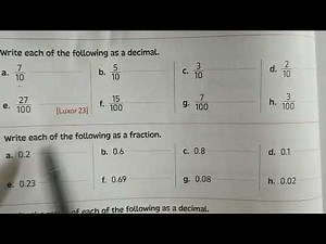 Grade 4 unit 10 lesson 1&2 Explore Decimals