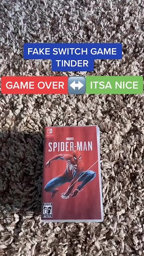 Fake Nintendo Switch Game Tinder