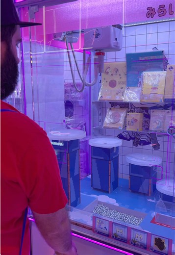 Claw Machine ASMR Experience at Mirai Arcade