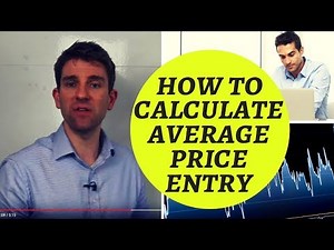 Average Cost Calculator; Formula to Work Out Average Entry on Multiple Fills ☝