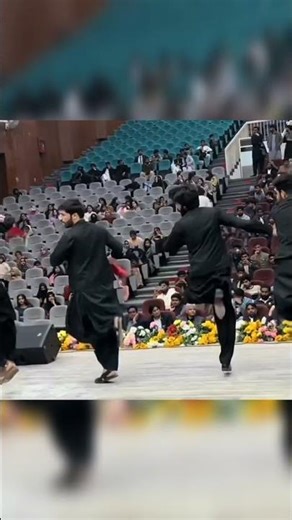 Pashtoon Boys Powerful Attan Performance 🔥 | Red Scarf Cultural Dance | University Event Went Viral