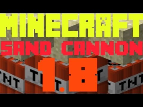 Minecraft Sand Cannon 1.8