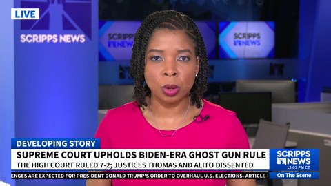 Supreme Court upholds rule requiring more regulations for 'ghost guns'