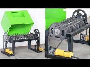 Twin Angle Grinder HACK - Homemade Hammer Mill Shredder | DIY