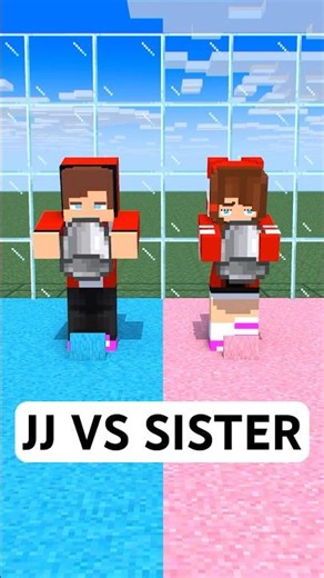 JJ Room Vs Sister Room😻😍 - Minecraft MAIZEN Animation #minecraft